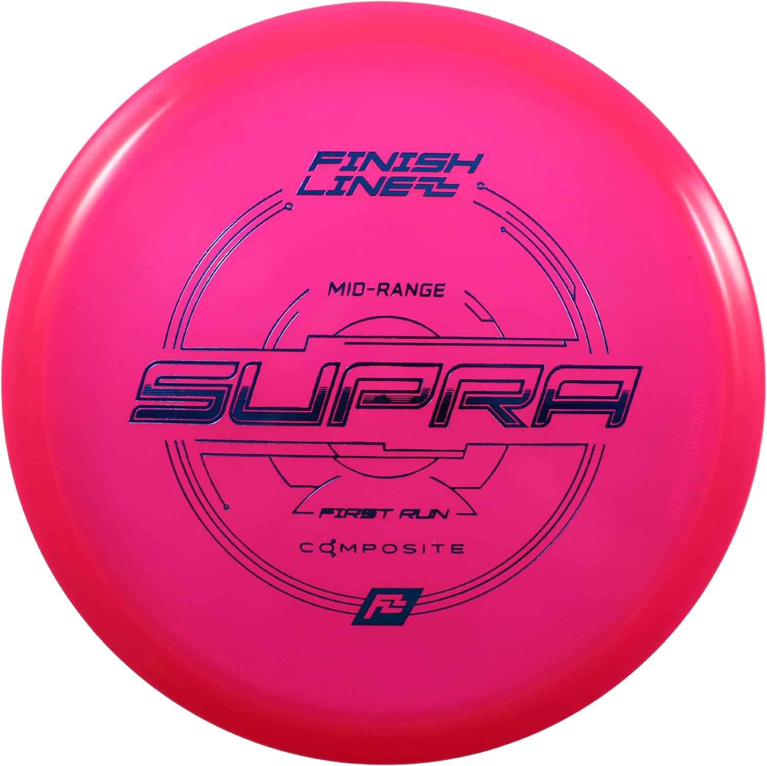Sample Finish Disc Finish Line Discs Supra: Sleek Black Design for Disc Golf