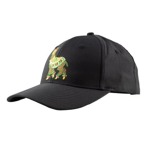 Black cap with alpaca design