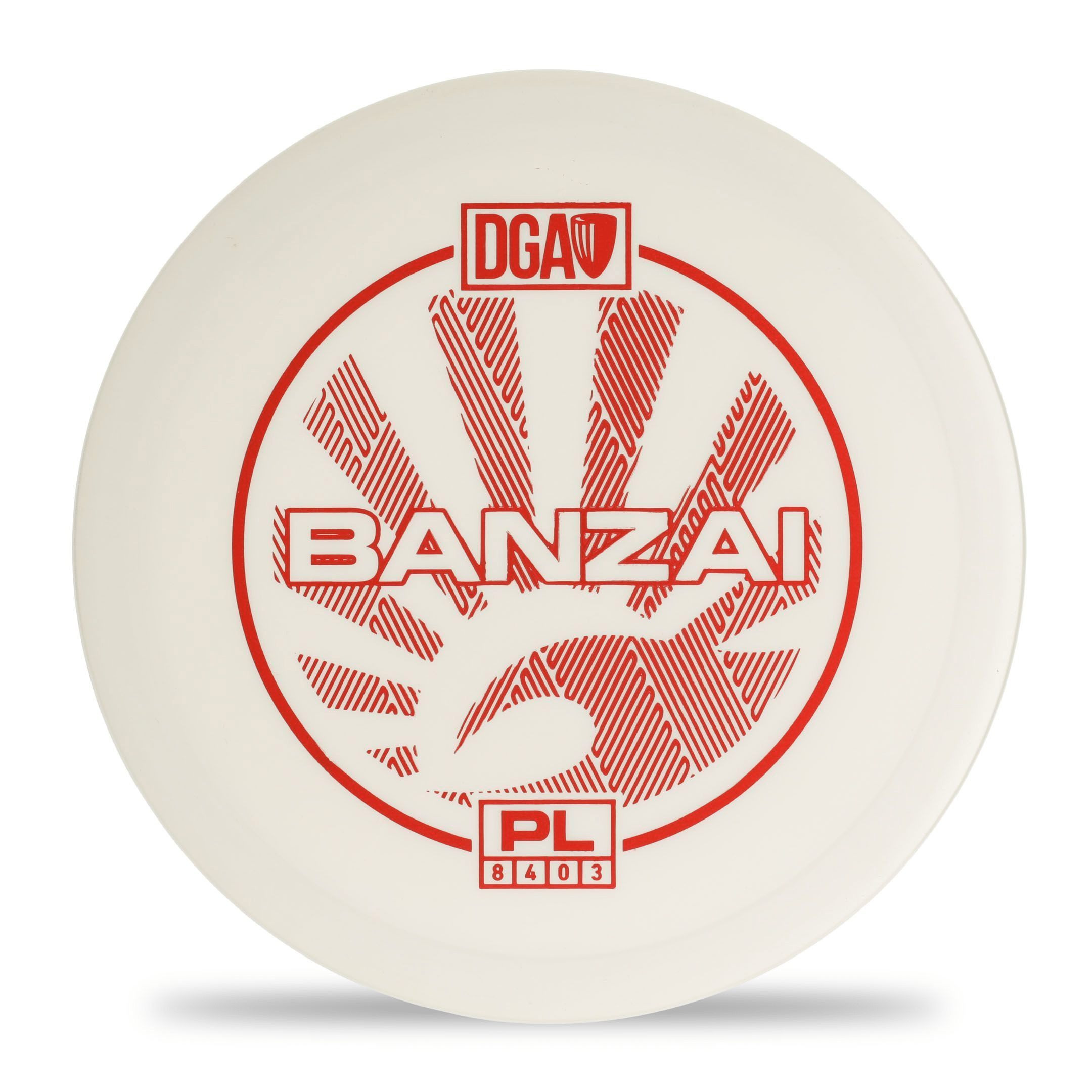 Banzai PL WHT Disc Golf Disc