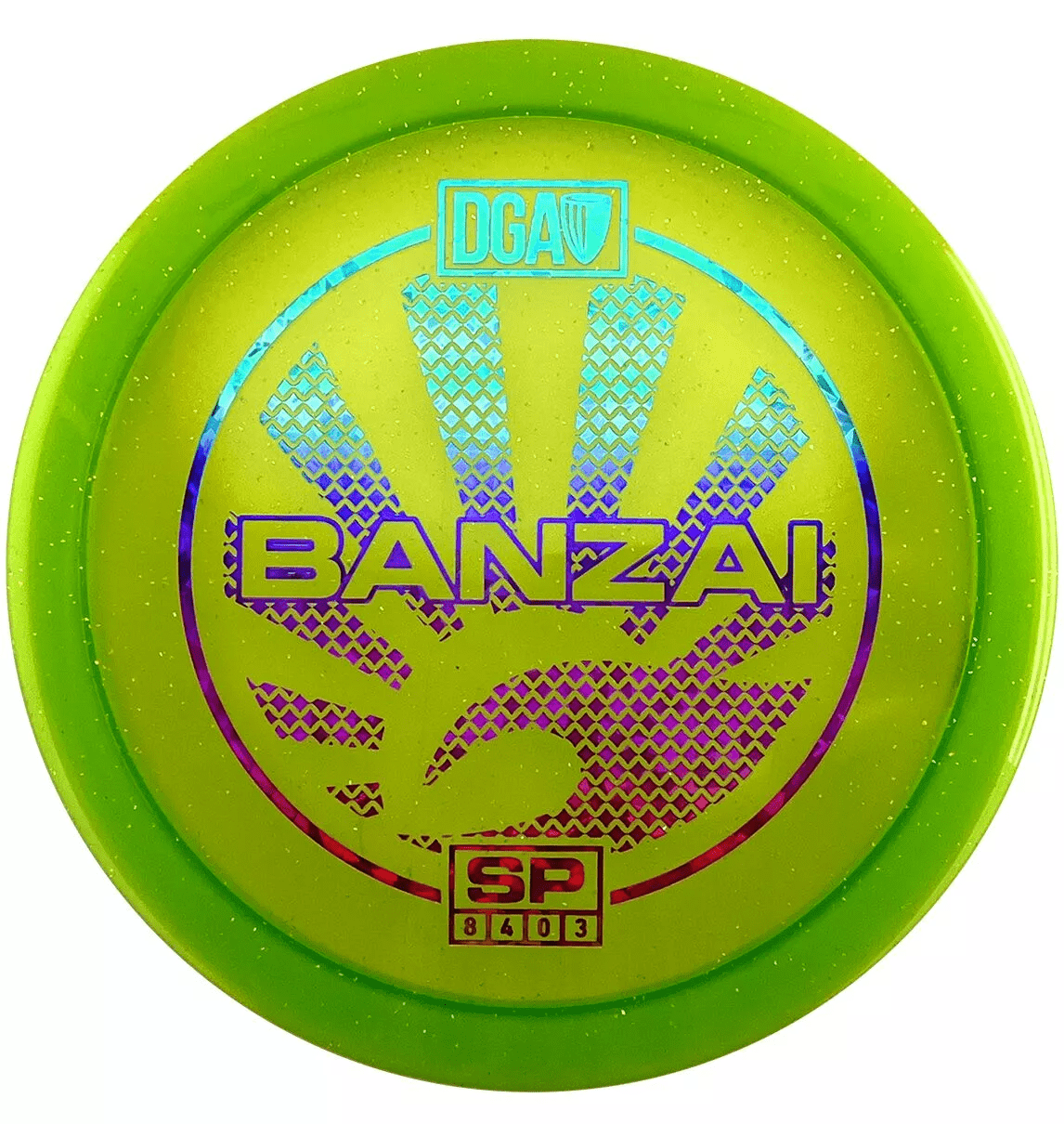 Banzai SP GRN disc golf disc
