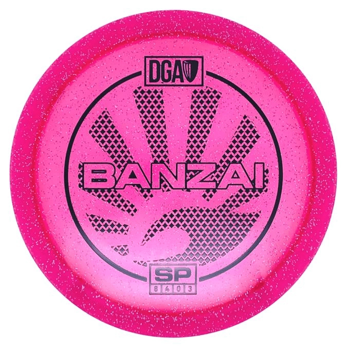 Pink Banzai SP disc golf disc