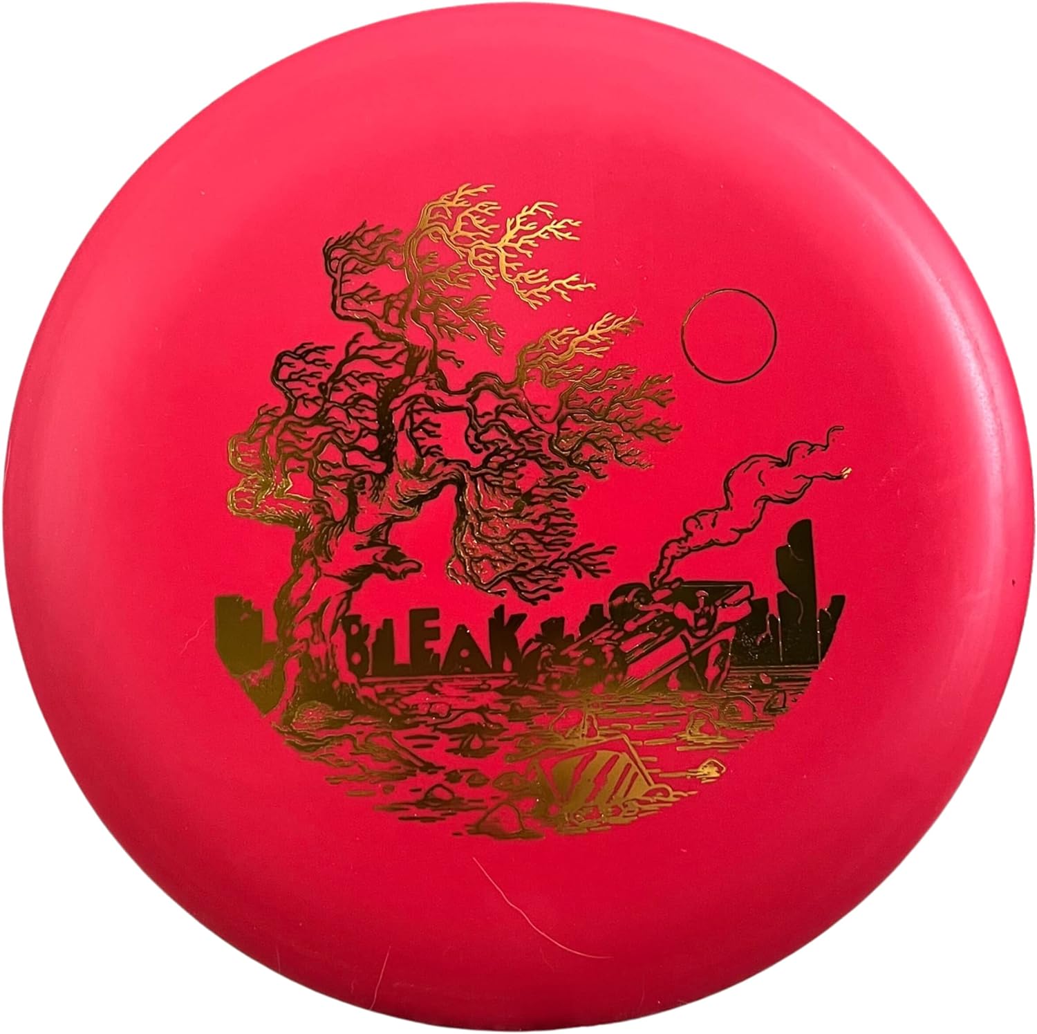 Red Bleak Ration disc golf disc