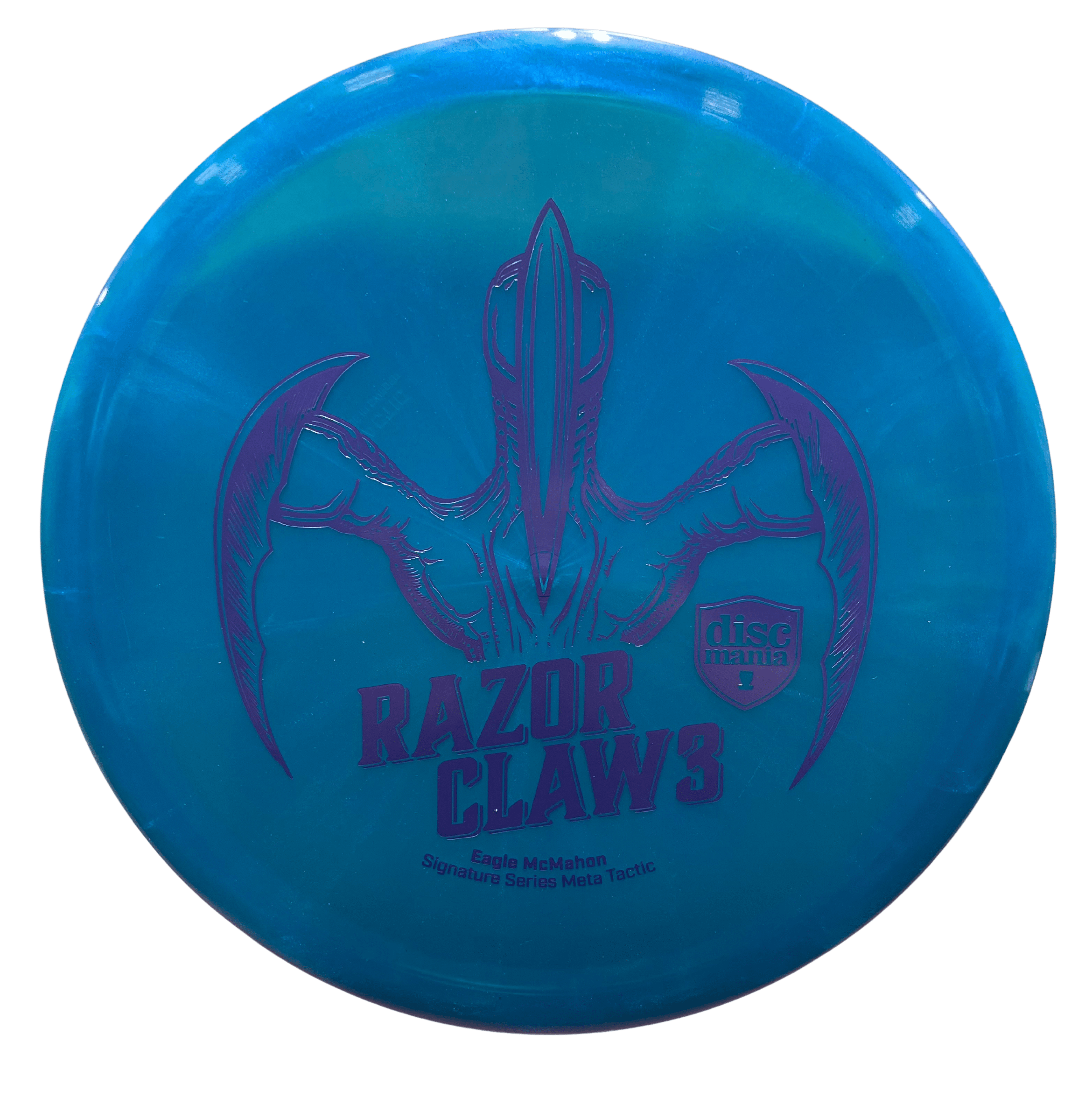 Blue RC Razor Claws disc golf disc