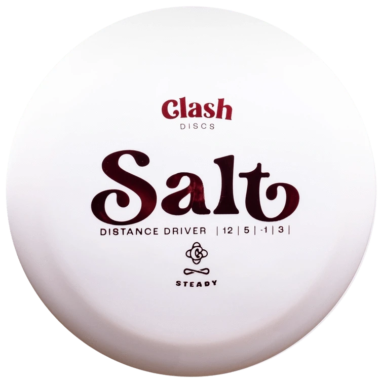 White Clash Discs Salt Distance Driver