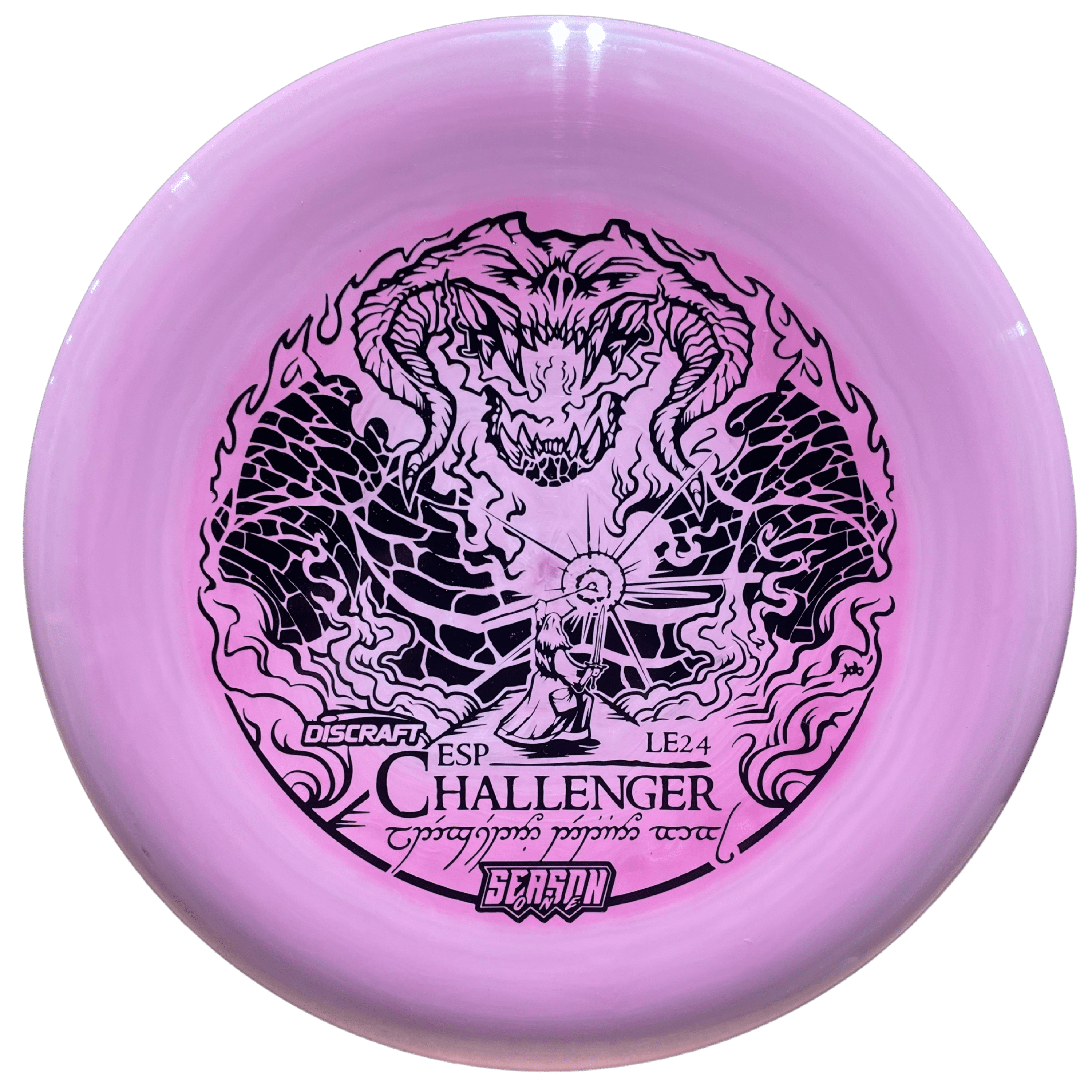 Discraft ESP Swirl Challenger disc with Balrog stamp