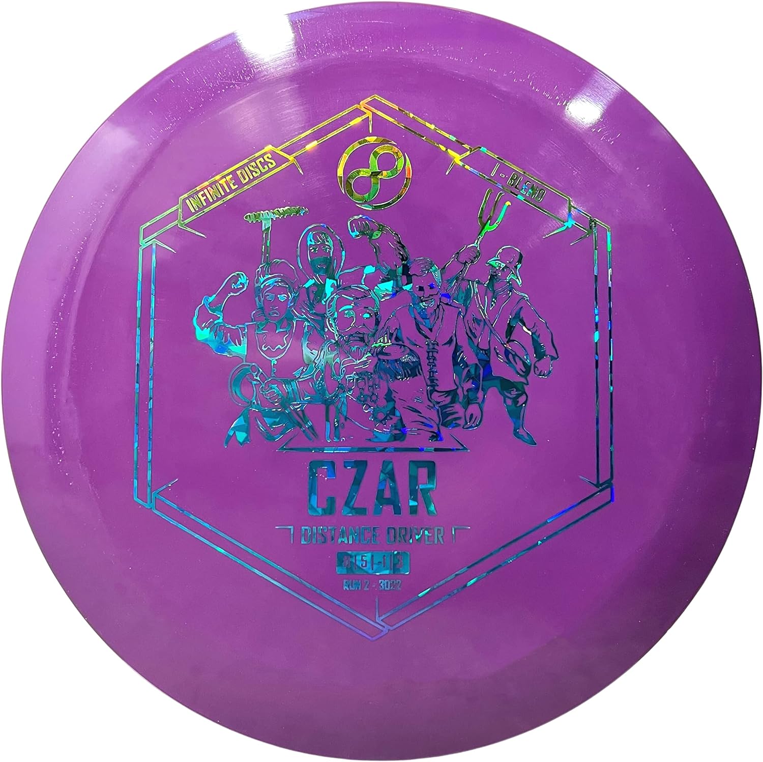 Infinite Discs Czar I Purple Disc Golf Disc