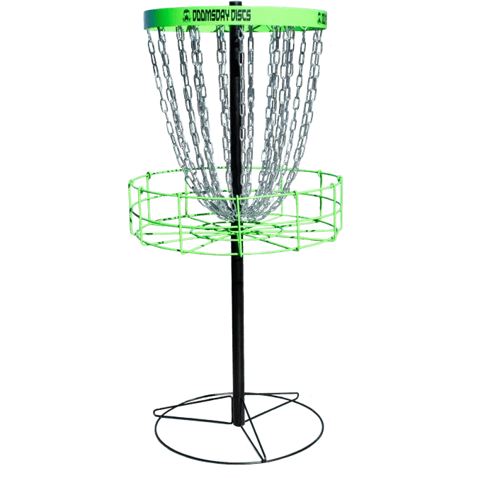 Doomsday Discs Lite disc golf basket