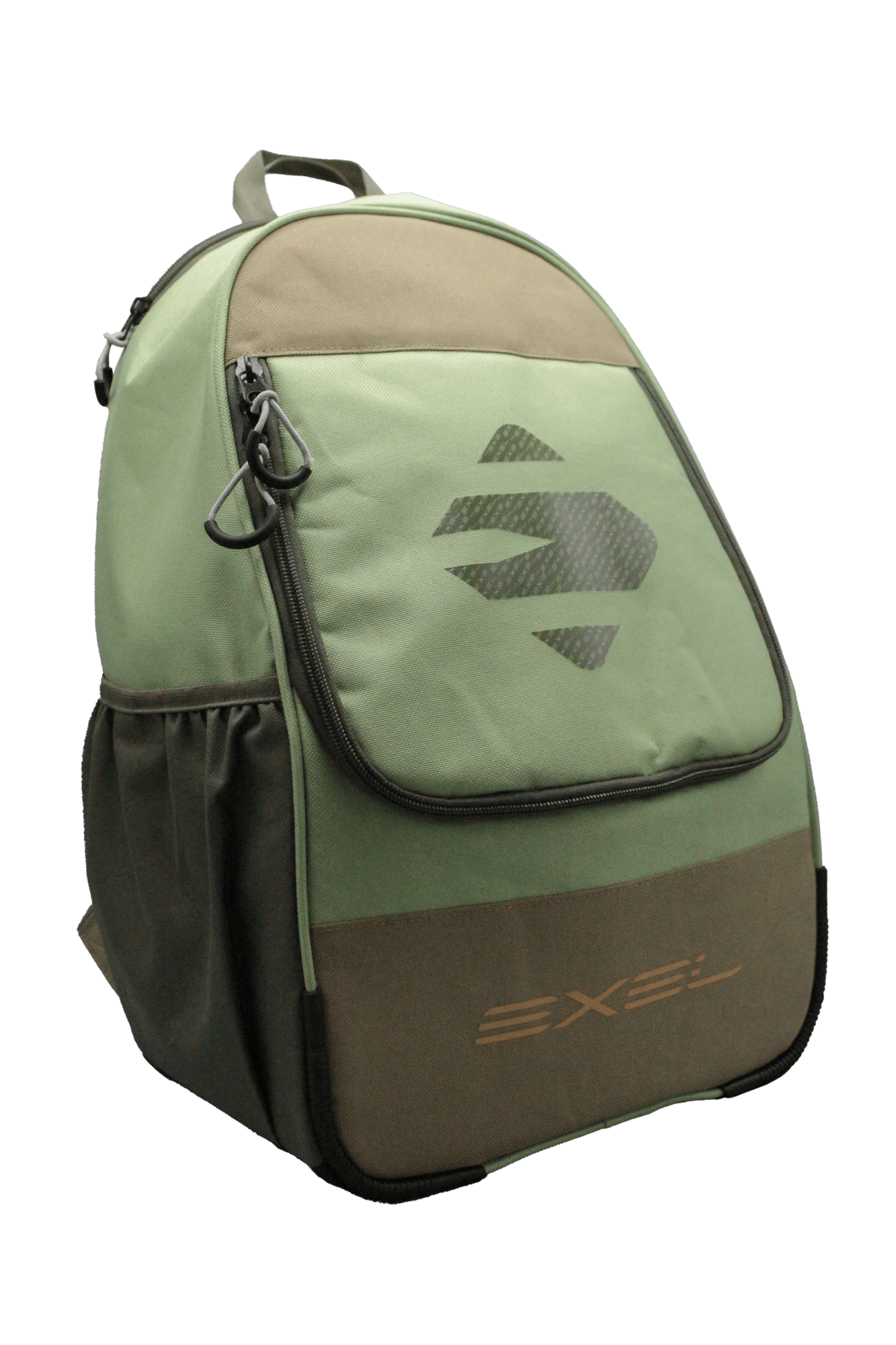 E1_4 Green Backpack with Logo