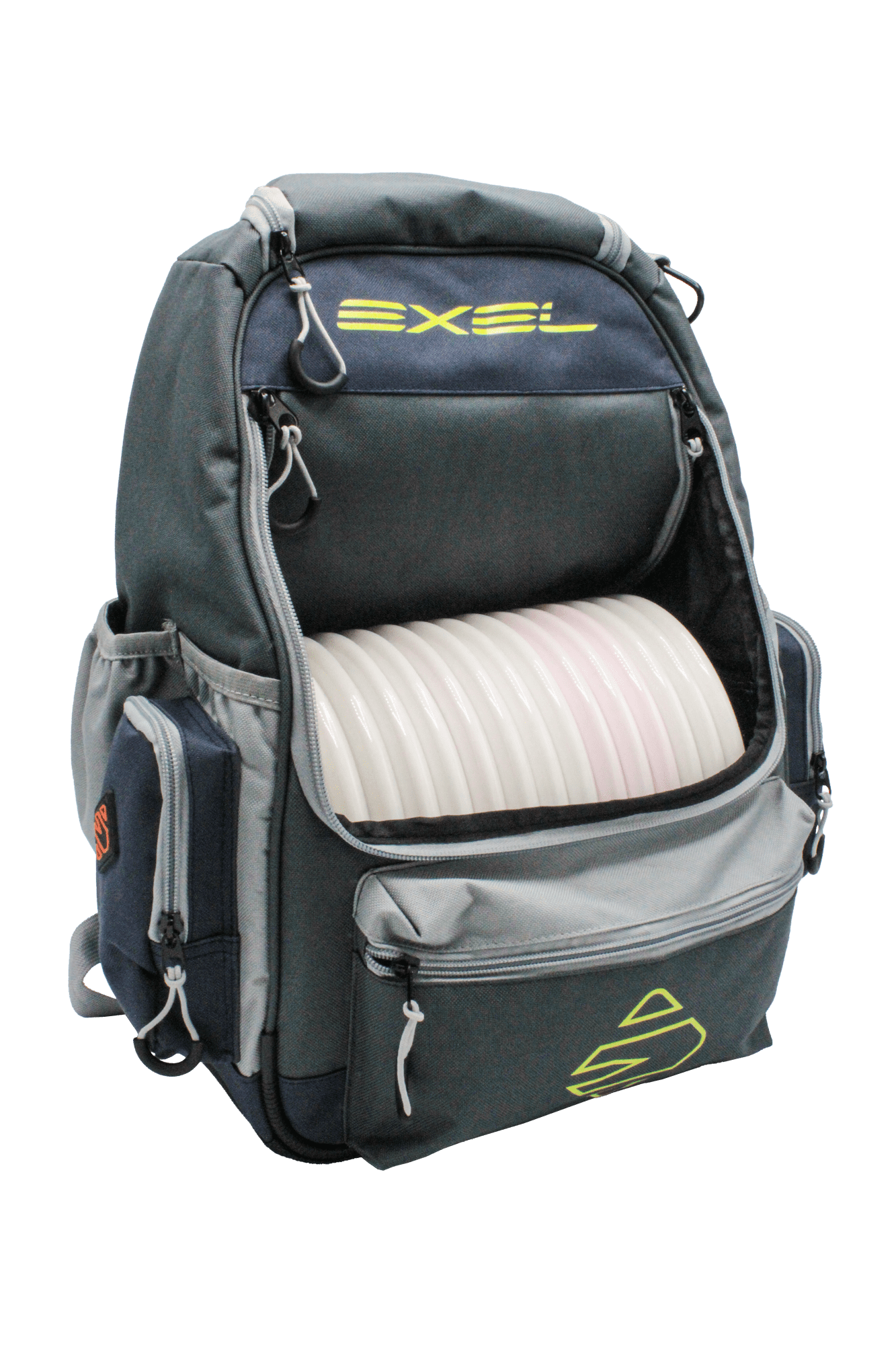 E2 blue-gray disc golf bag