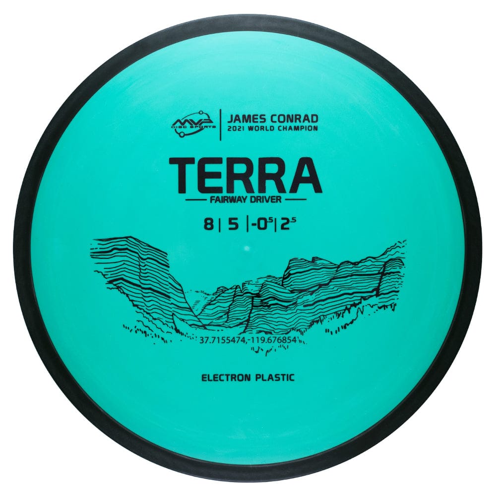 MVP Terra Overstable Fairway Driver Disc Golf in Electron Plastic