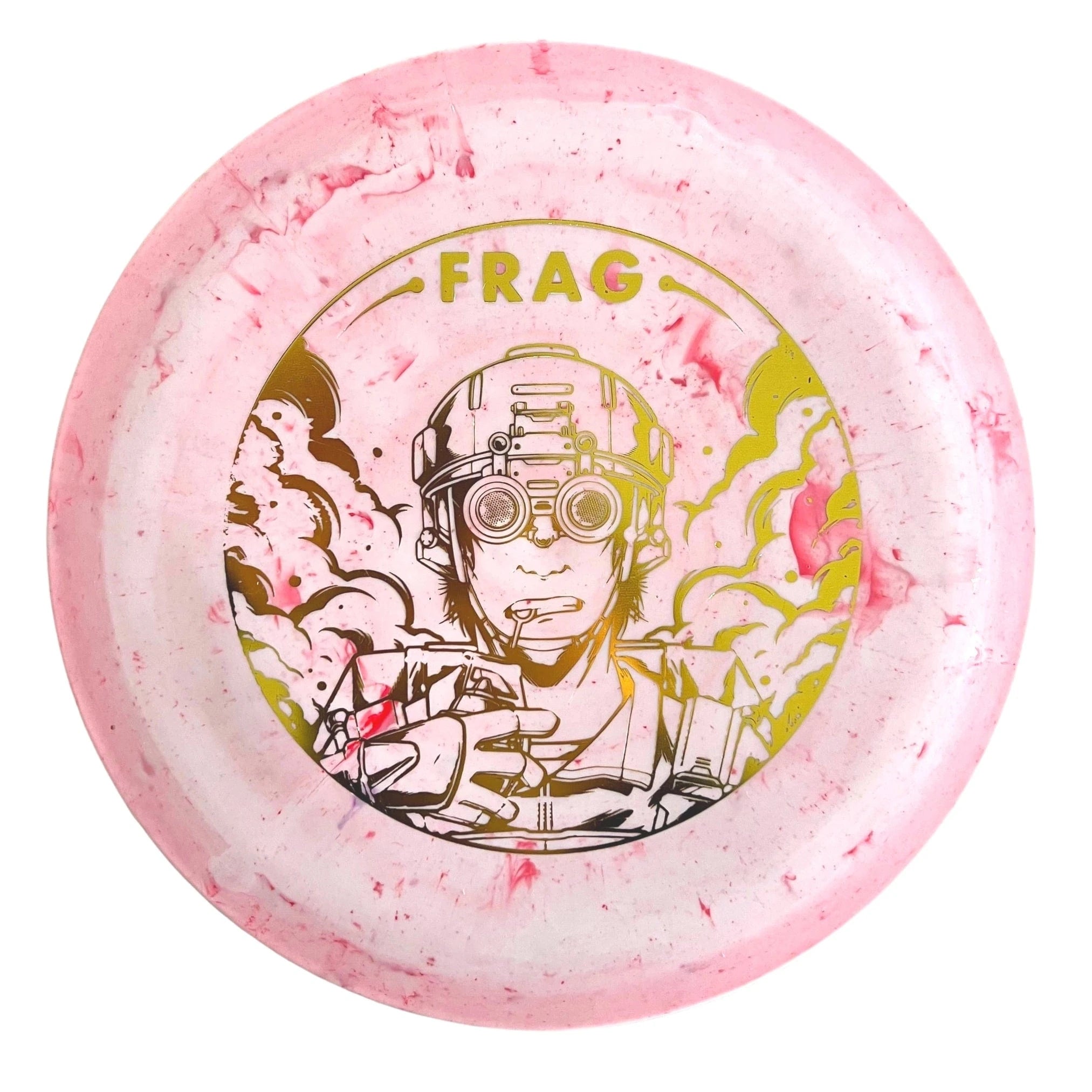 Frag6347 disc golf disc with graphic