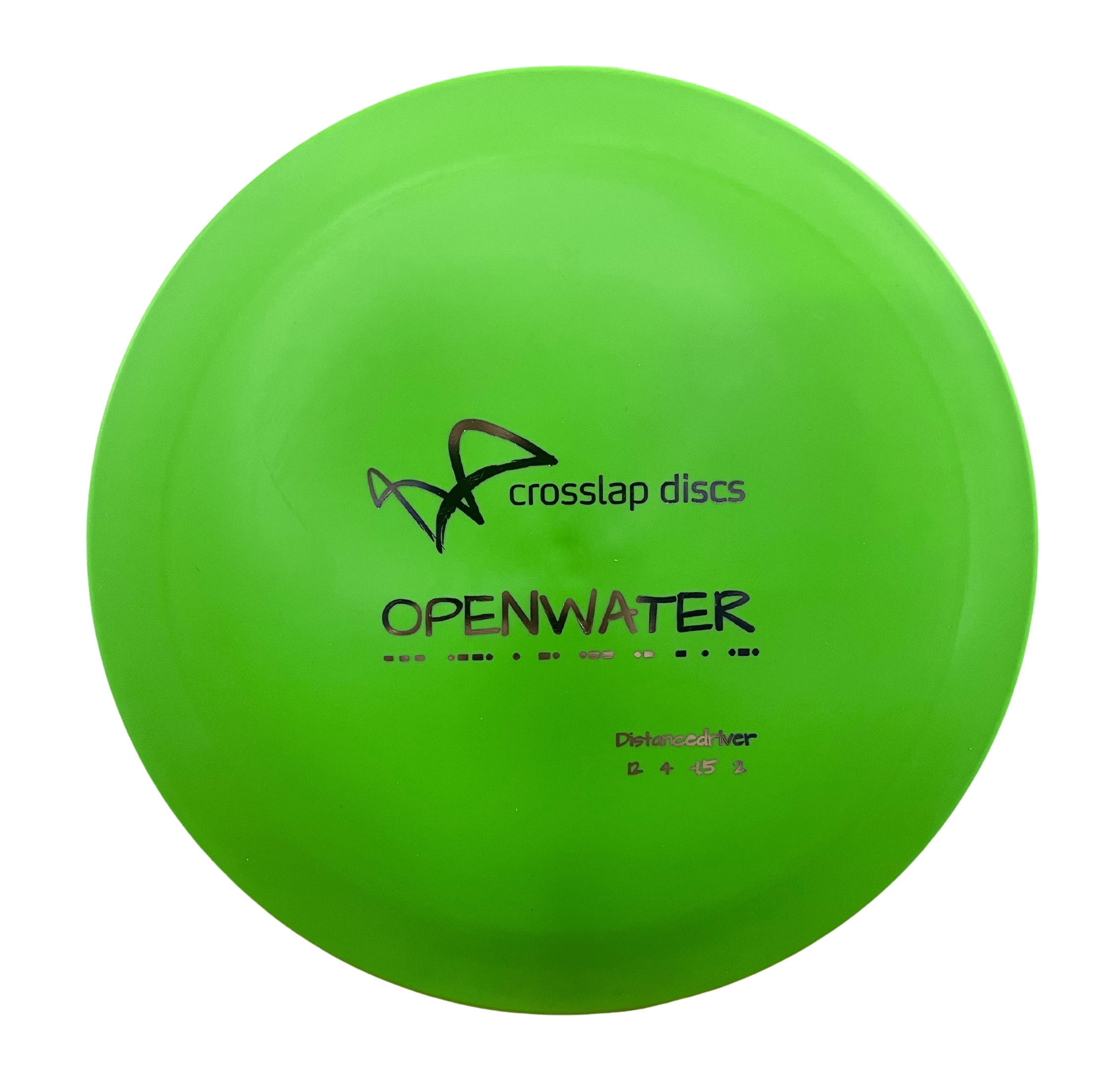Green Openwater disc golf disc