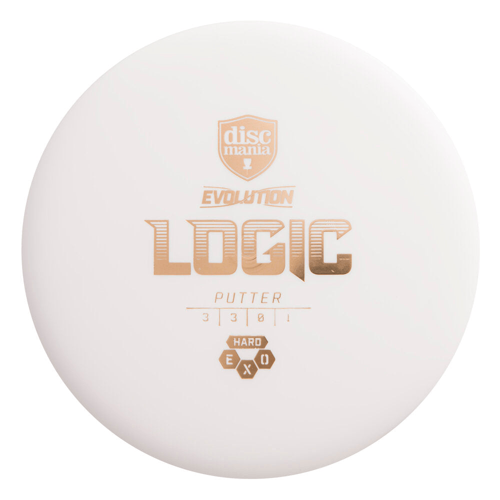 Discmania Logic stable beadless putter, ideal for players who prefer a shallow and comfortable hand feel