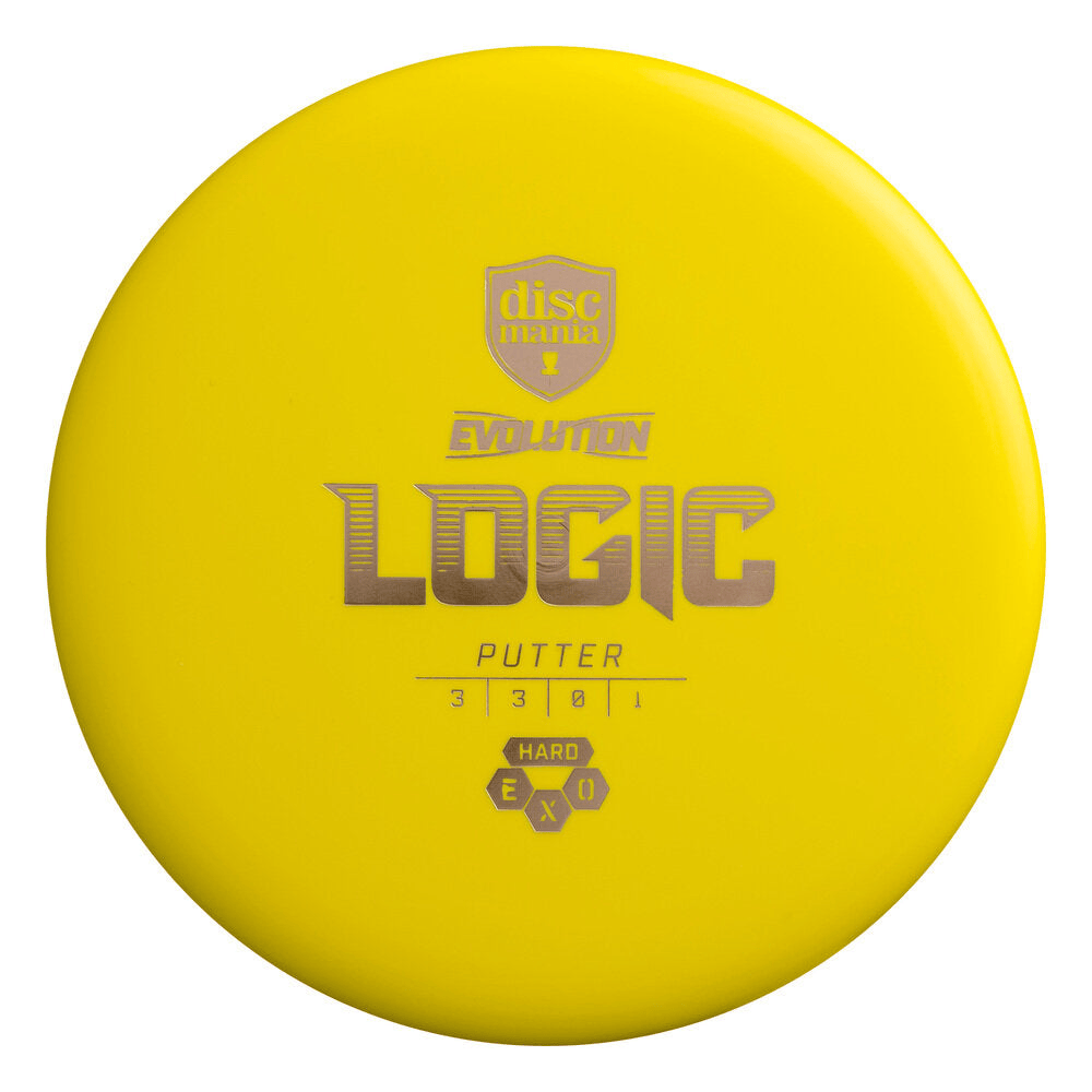 Discmania Logic stable beadless putter, ideal for players who prefer a shallow and comfortable hand feel