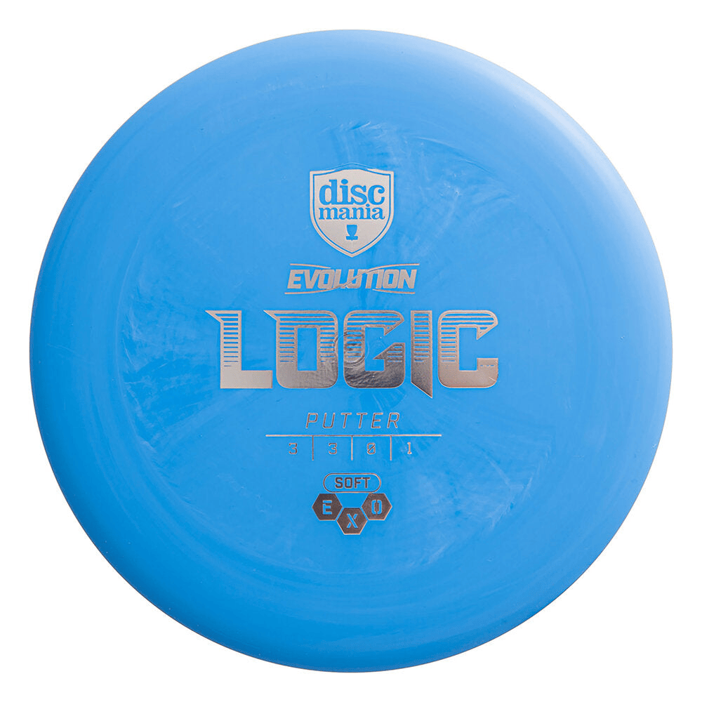 Discmania Logic stable beadless putter, ideal for players who prefer a shallow and comfortable hand feel