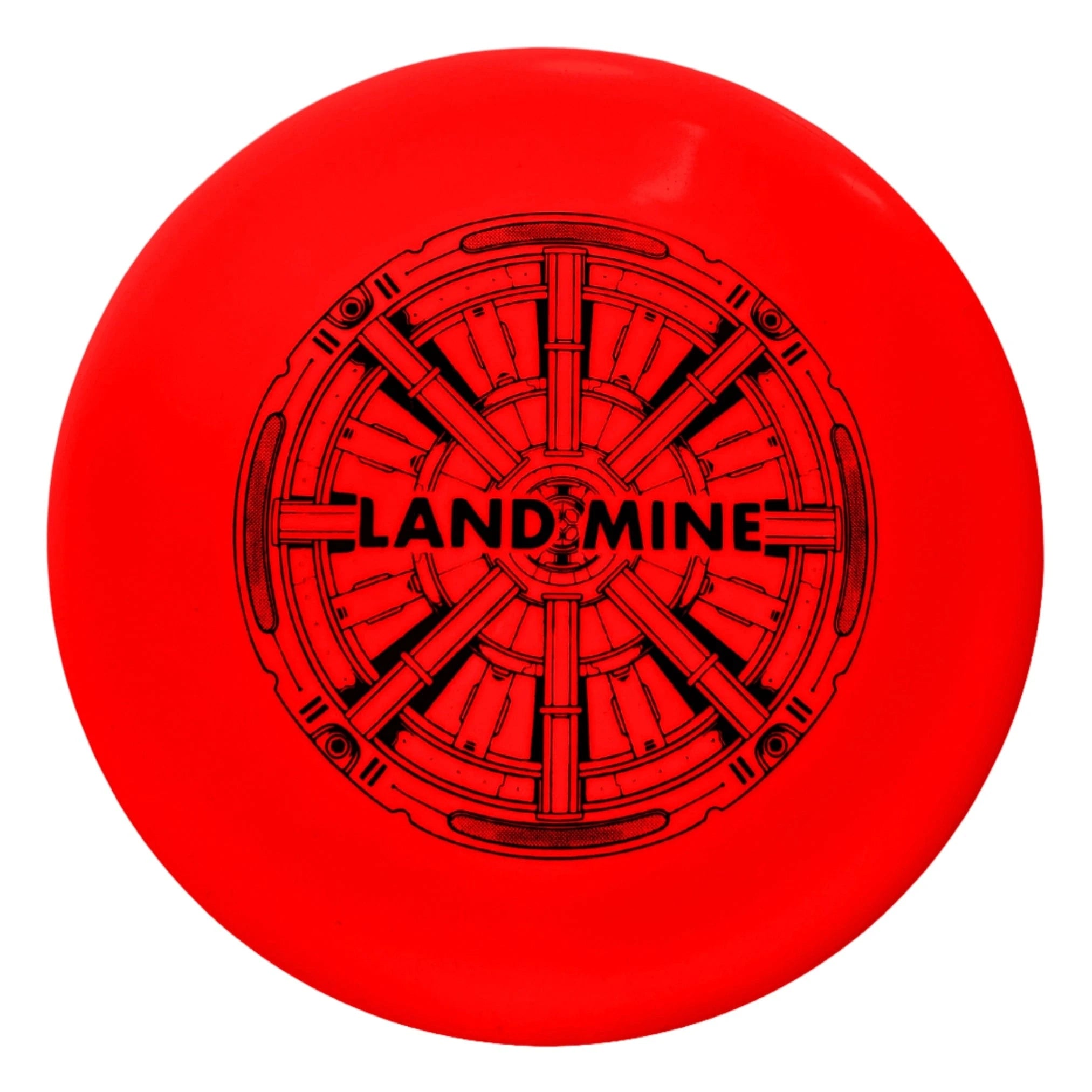 Red Land Mine disc golf disc