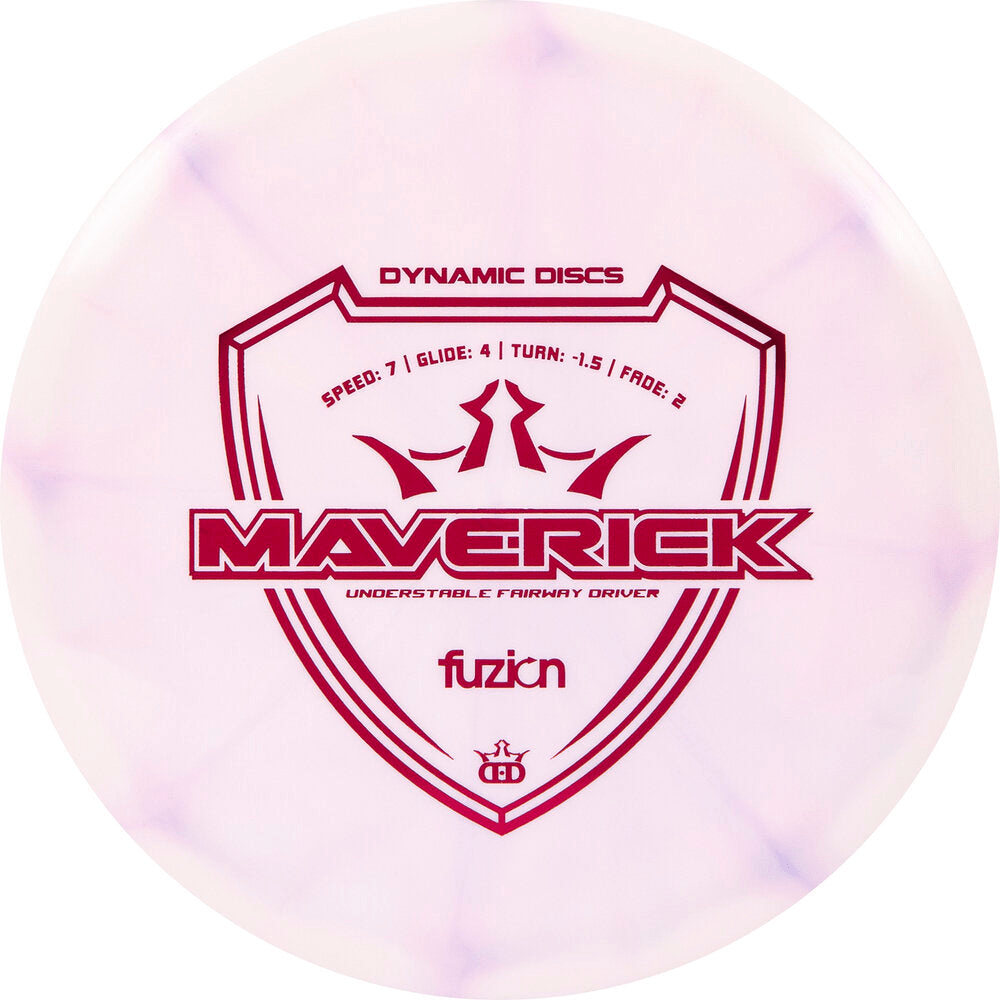 Maverick Fuzion Burst Purple Disc Golf Driver