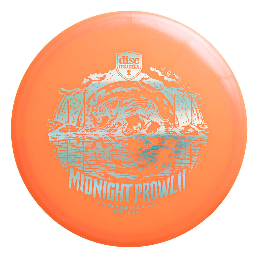 Discmania Origin Understable Midrange Disc Golf in Midnight Prowl 2 Meta Plastic (Orange)