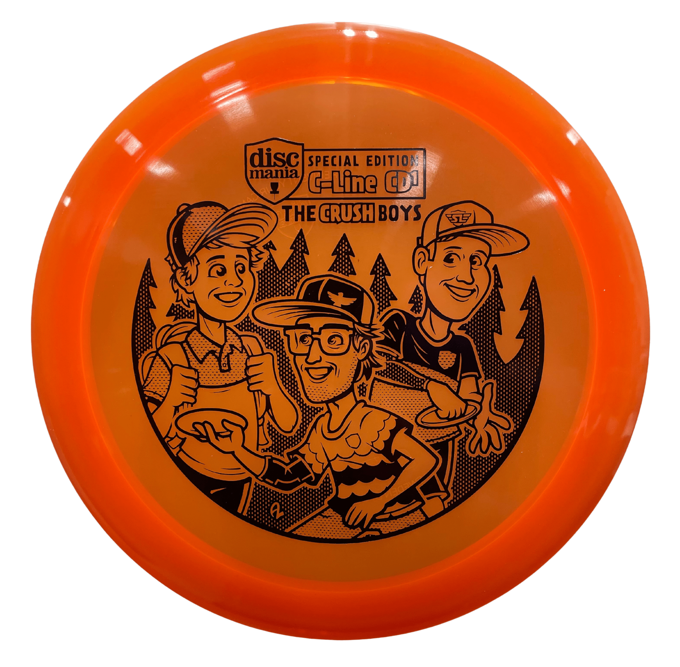 Orange Discmania C-Line CD1 The Crush Boys disc golf disc