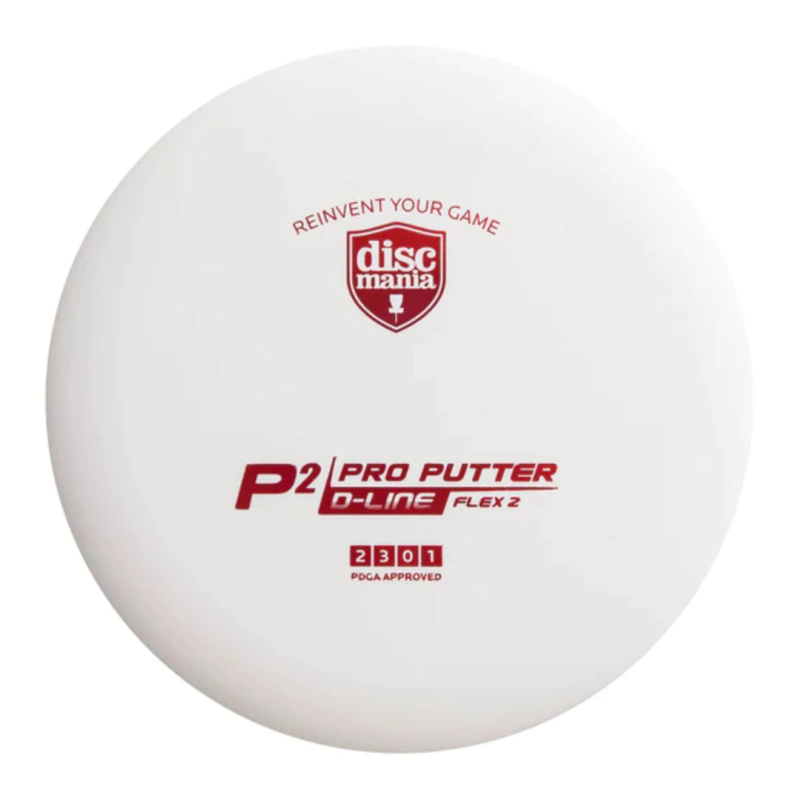 Discmania P2 Stable Putter Disc Golf in D-Line Flex 2 Plastic