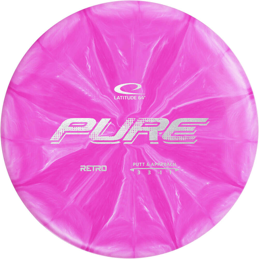 Pink Latitude 64 Pure Retro Burst disc golf disc