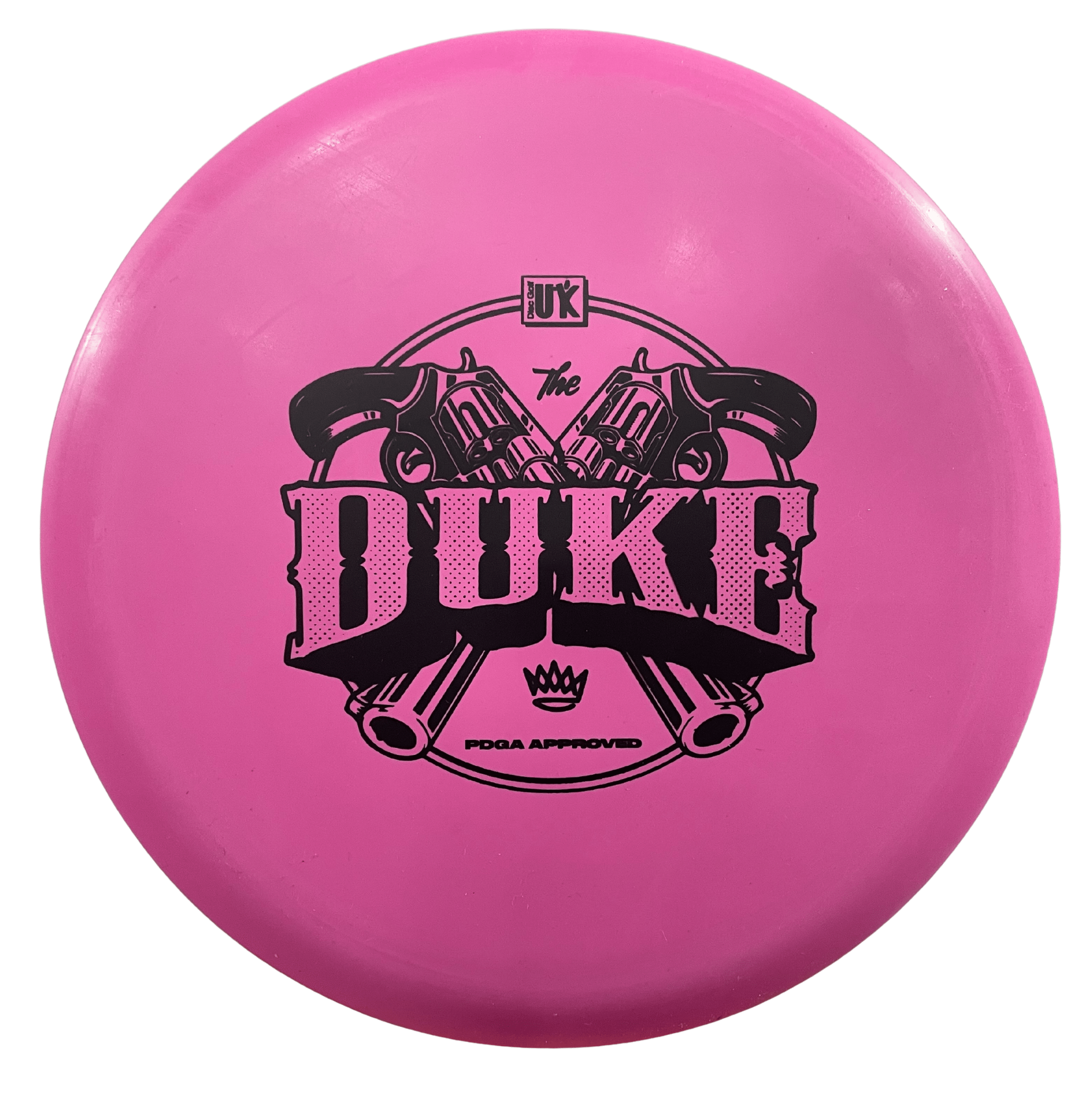 Pink Duke disc golf disc