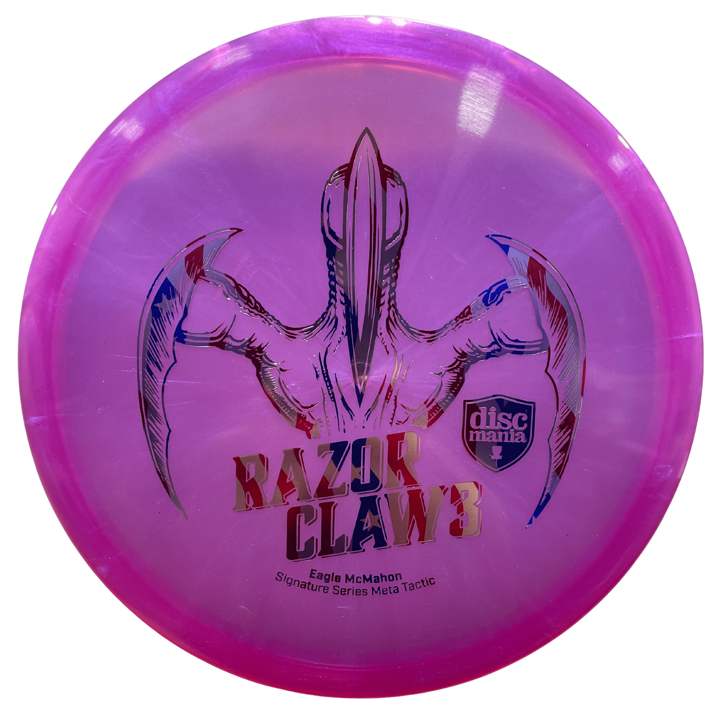 Purple Razor Claws Disc Golf Disc