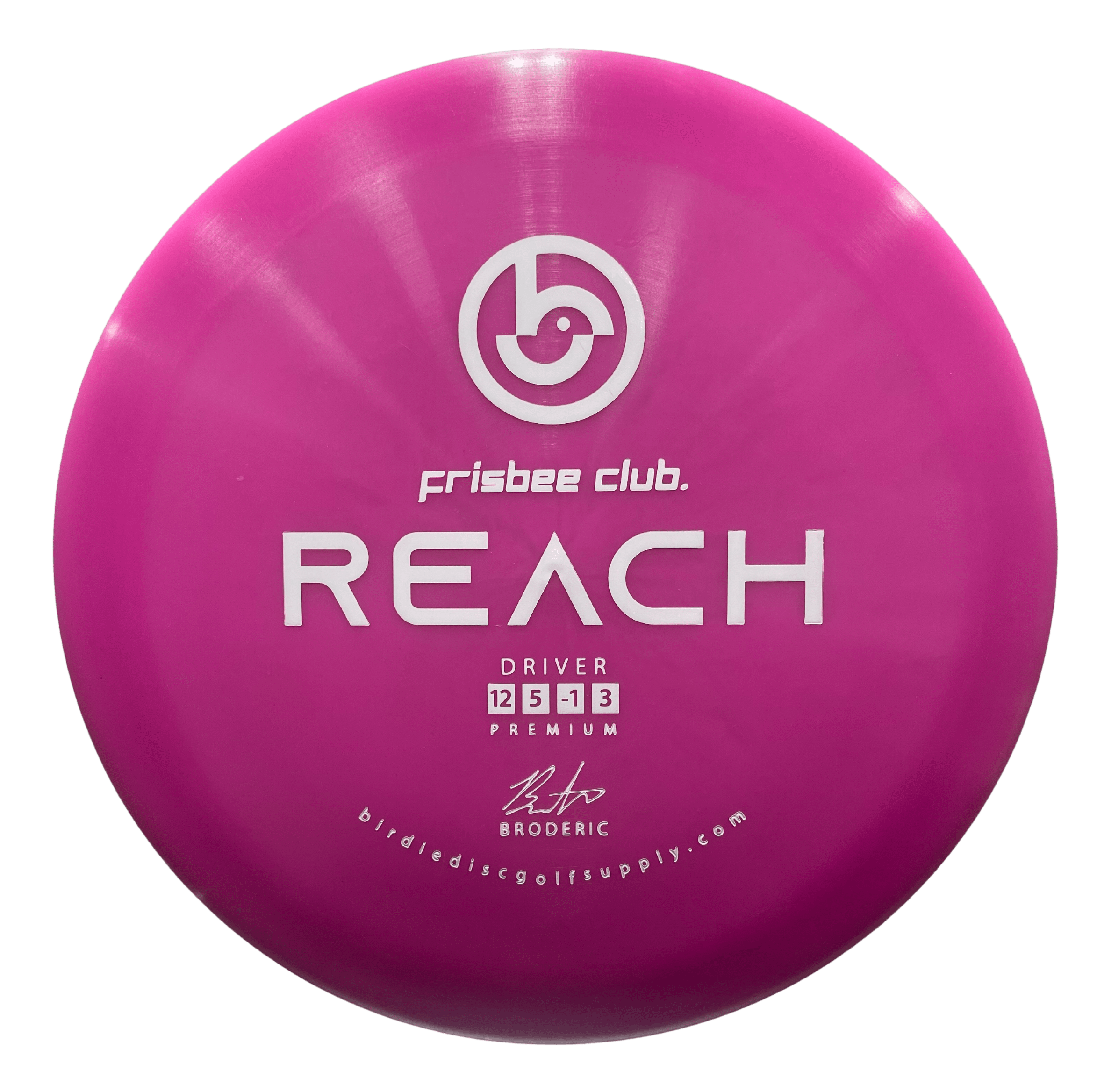Purple Reach disc golf driver