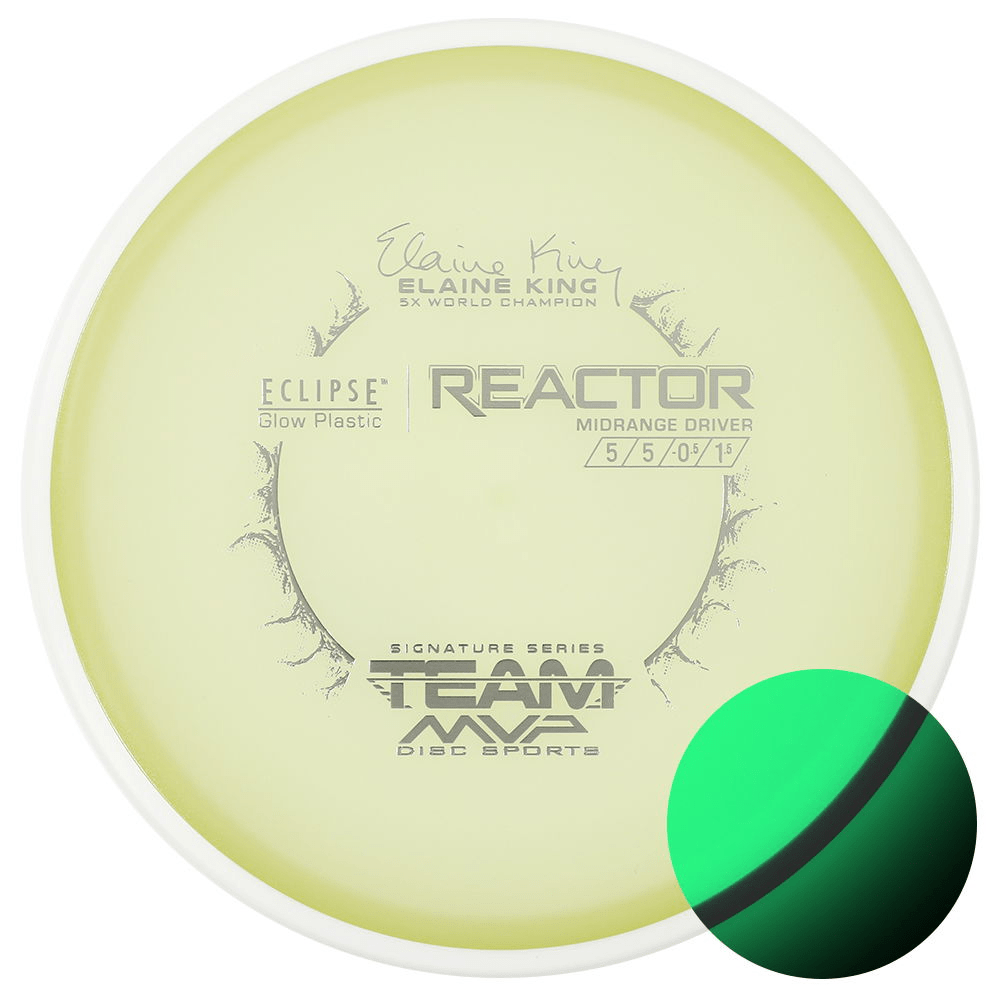 Eclipse Reactor disc golf disc glows