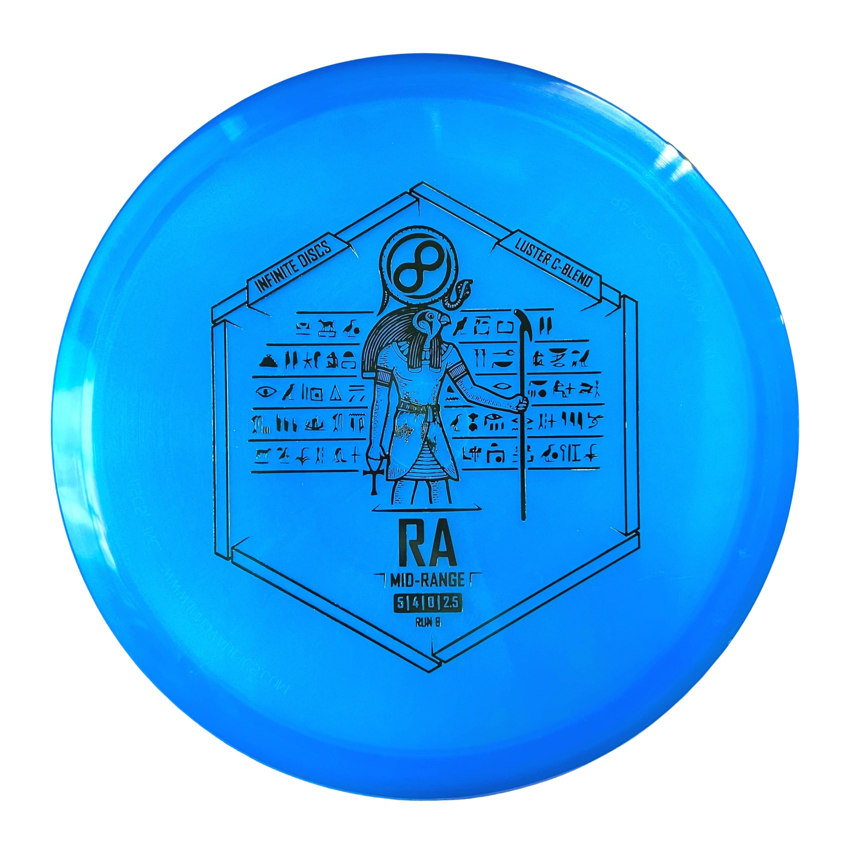 Infinite Discs Ra-Run8 blue disc golf disc