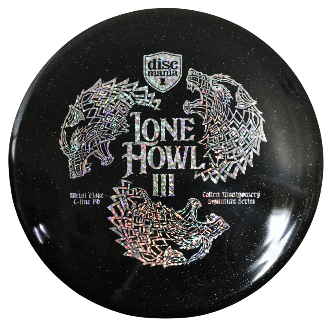 Discmania PD Overstable Distance Driver Disc Golf in Lone Howl III Metal Flake C-Line Plastic