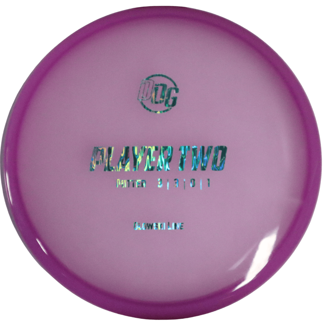 DDG Player Two disc golf driver featuring high glide and a neutral flight path for straight shots