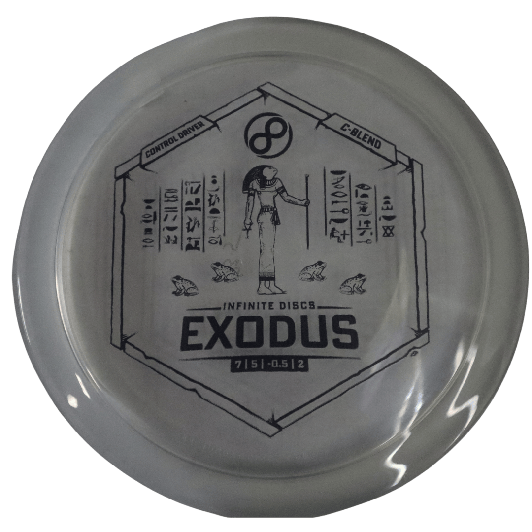 Infinite Discs Exodus Stable Fairway Driver Disc Golf in C-Blend Plastic White