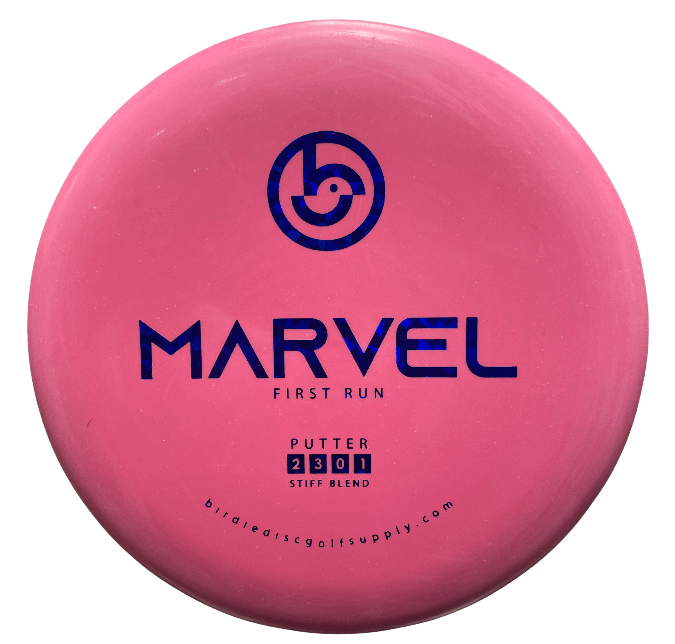 Stiff Pink Marvel disc golf putter