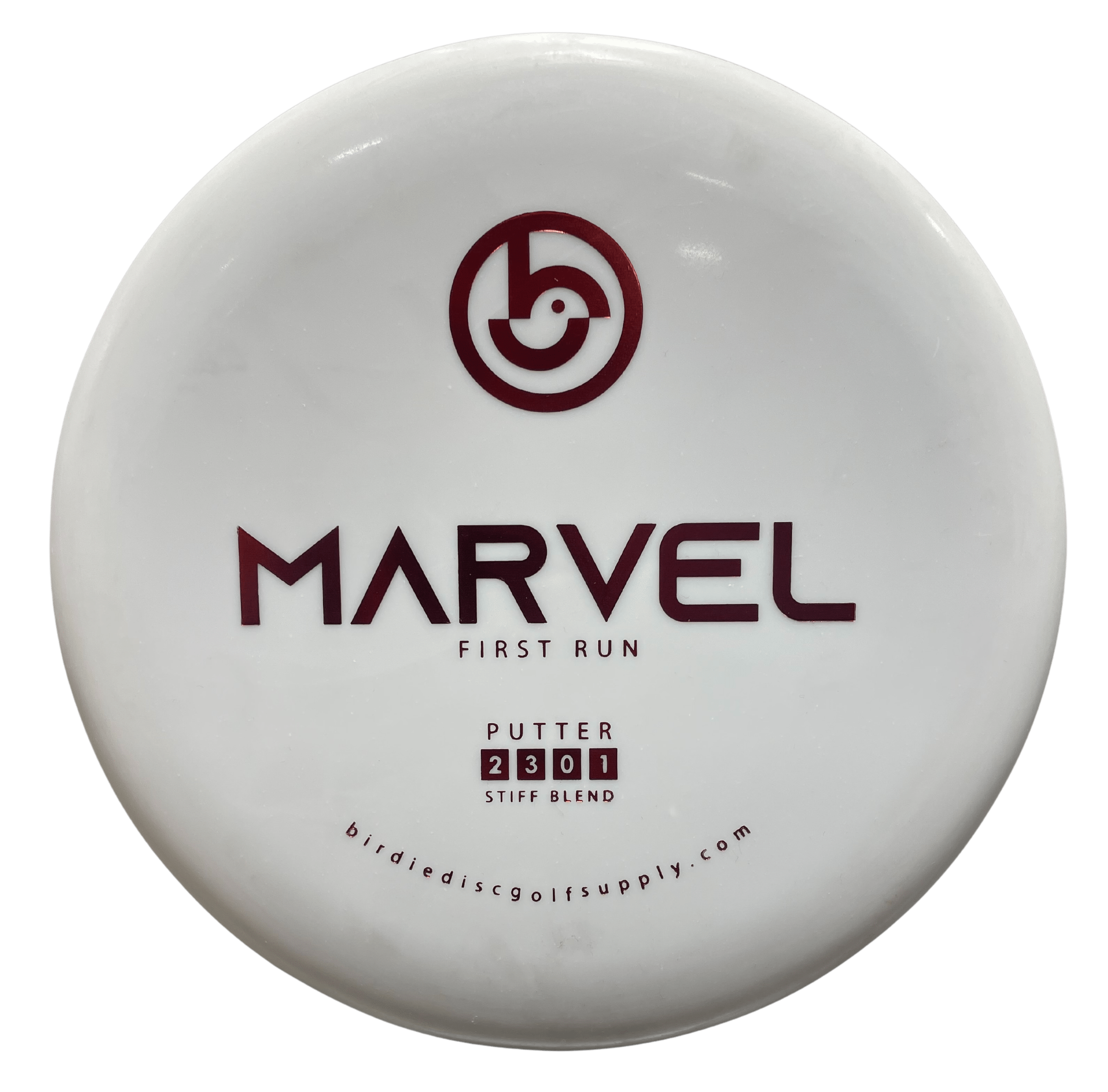 Stiff White Marvel Disc Golf Putter