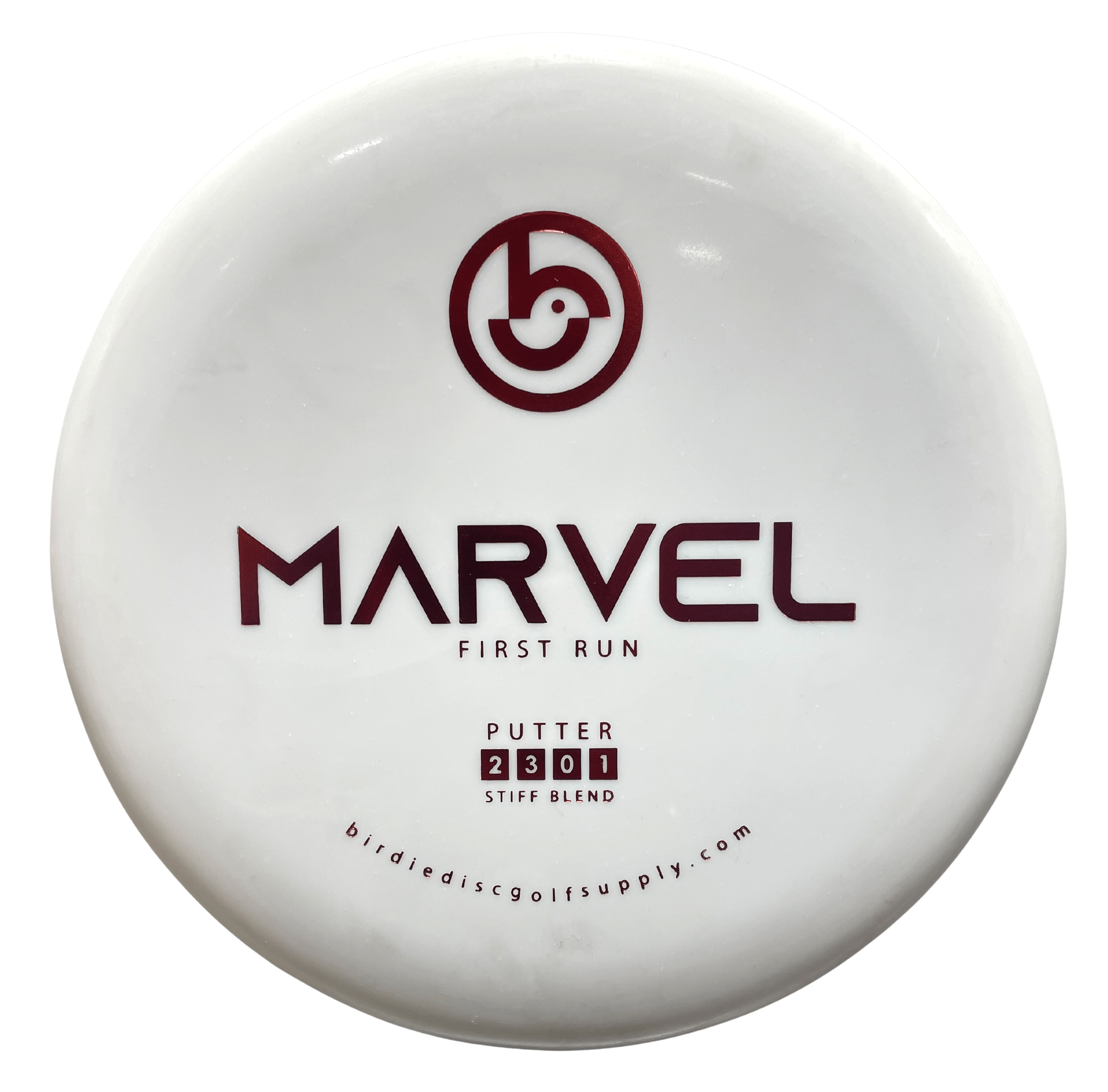 Stiff White Marvel Disc Golf Putter