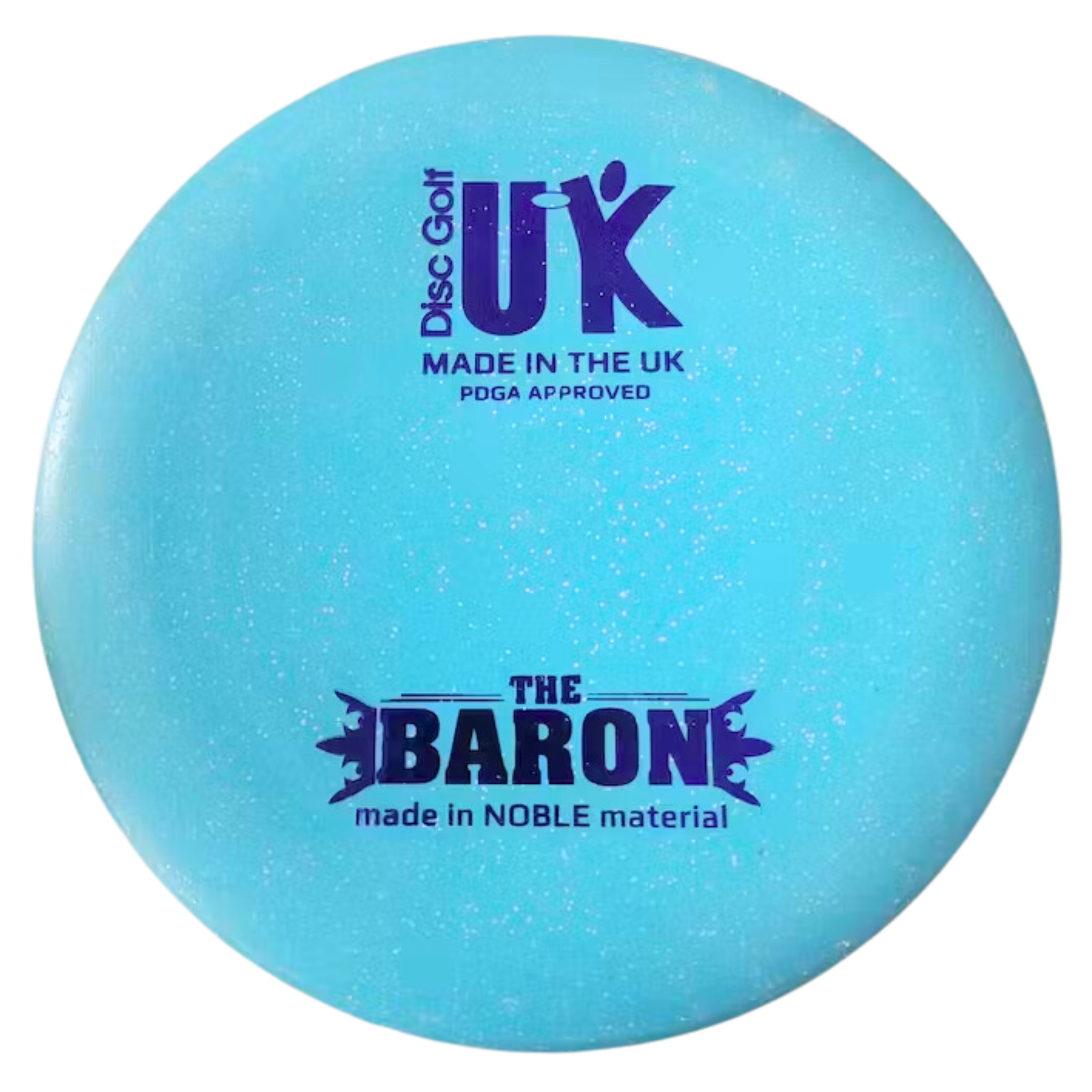 The Baron Blue Disc Golf Disc - Made in UK