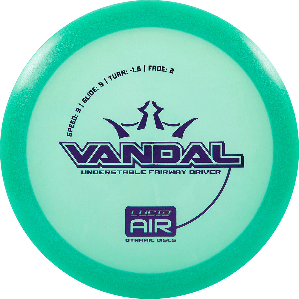 Vandal Lucid Air Green Disc Golf Disc