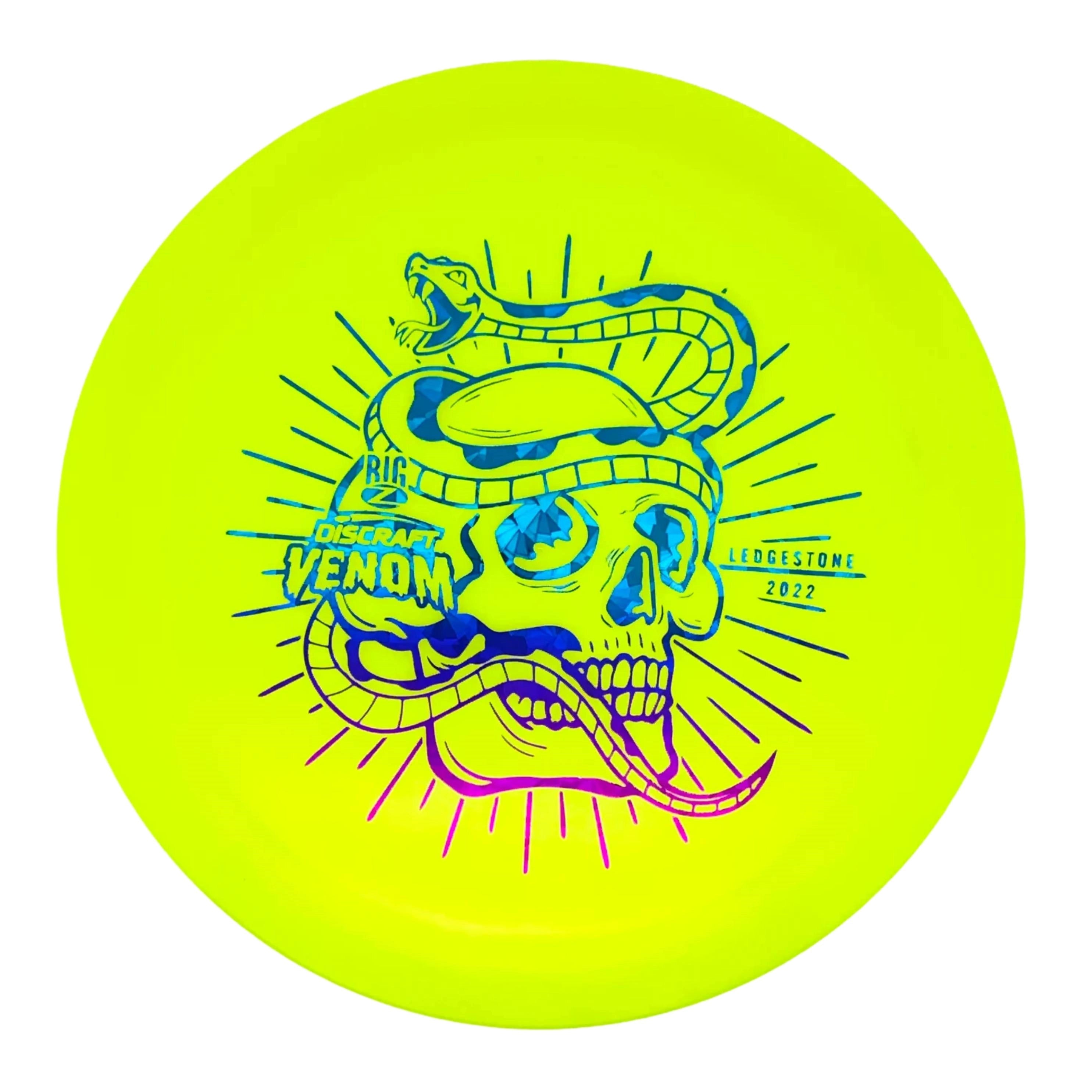Discraft Venom 698 disc golf disc with skull & snake design