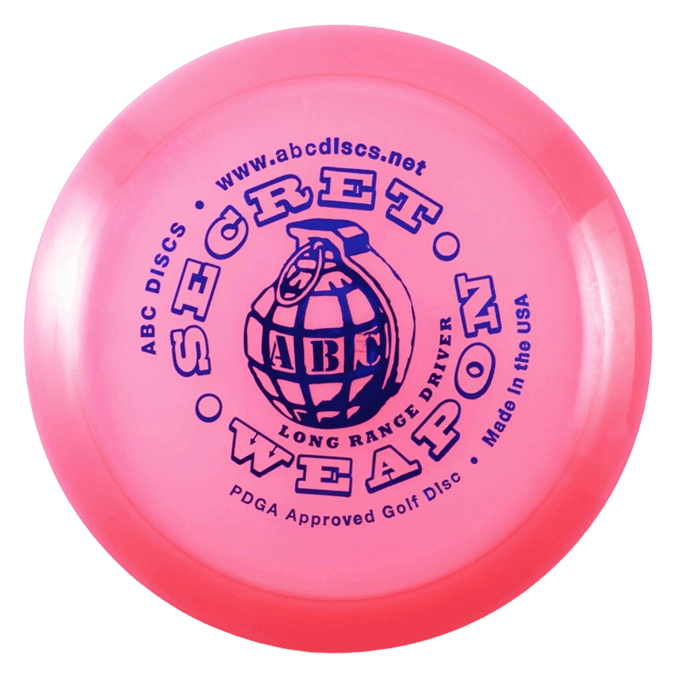 Pink Secret Weapon golf disc