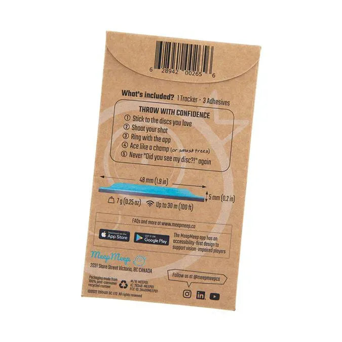 W675 disc tracker back with instructions