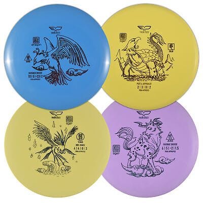 Disc golf discs with unique designs
