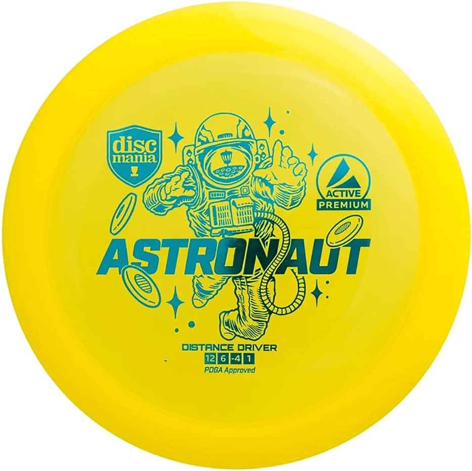 Discmania Astronaut Premium Yellow Disc Golf Disc