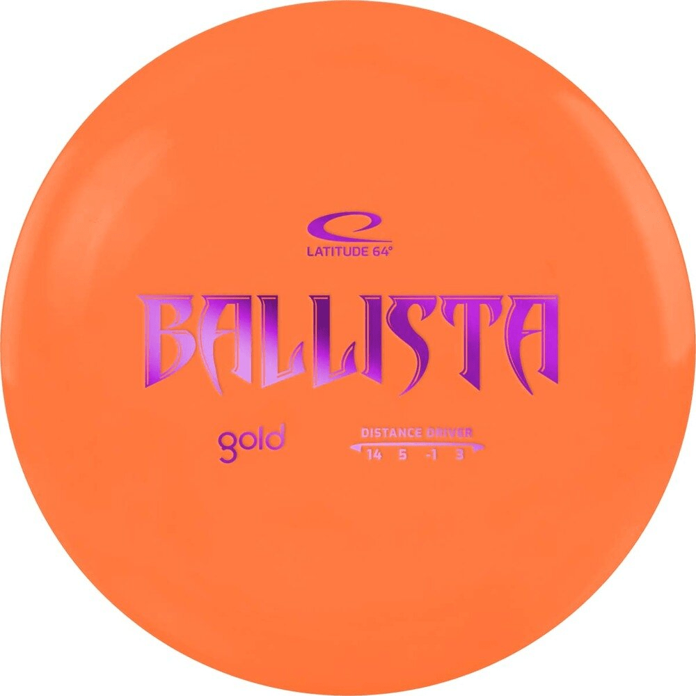 Orange Latitude 64 Ballista Gold Line Disc Golf Disc