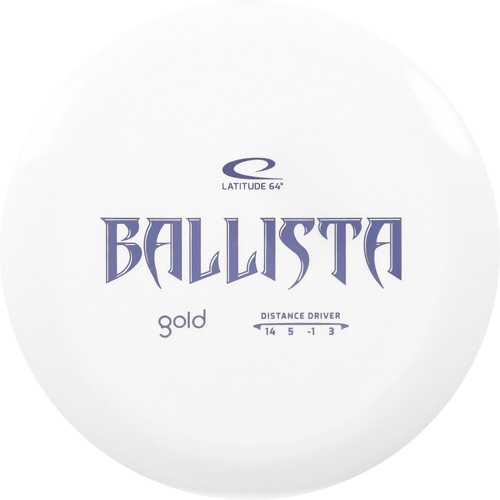 Latitude 64 Ballista Gold Line White Disc Golf Driver