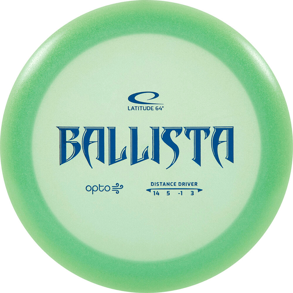 Latitude 64 Ballista Opto Air Green Disc Golf Driver