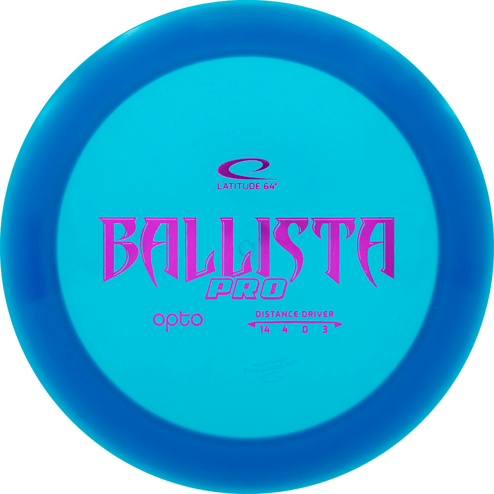 Latitude 64 Ballista Pro Opto Blue disc golf driver