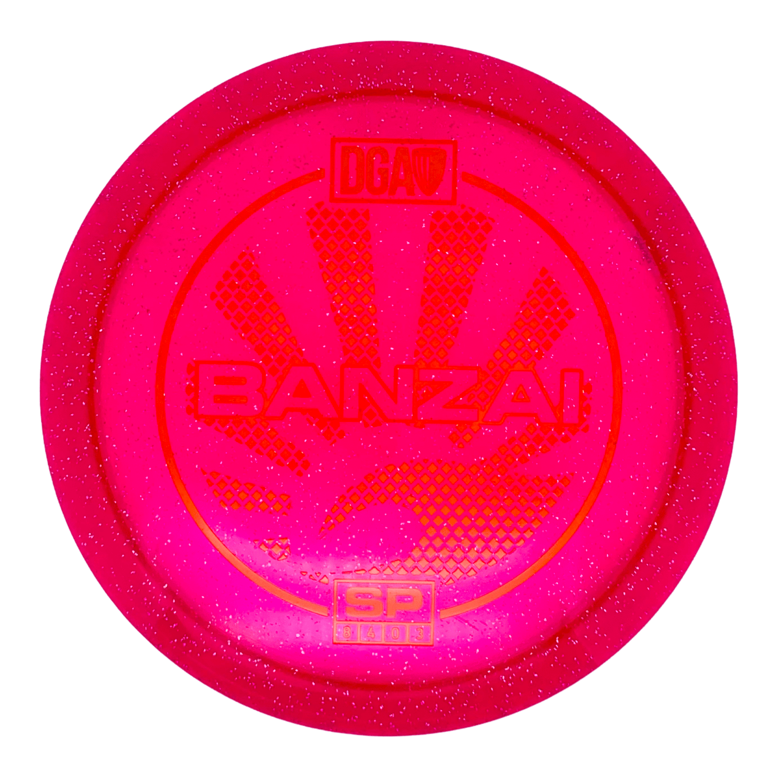 Red Banzai SP disc golf disc