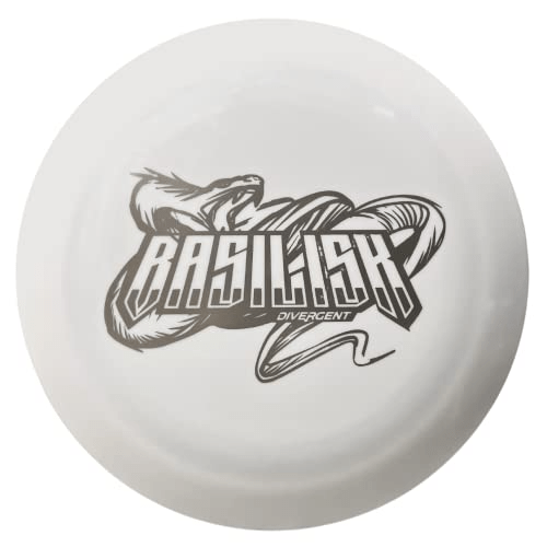 White Basilisk Max Grip Disc Golf Disc