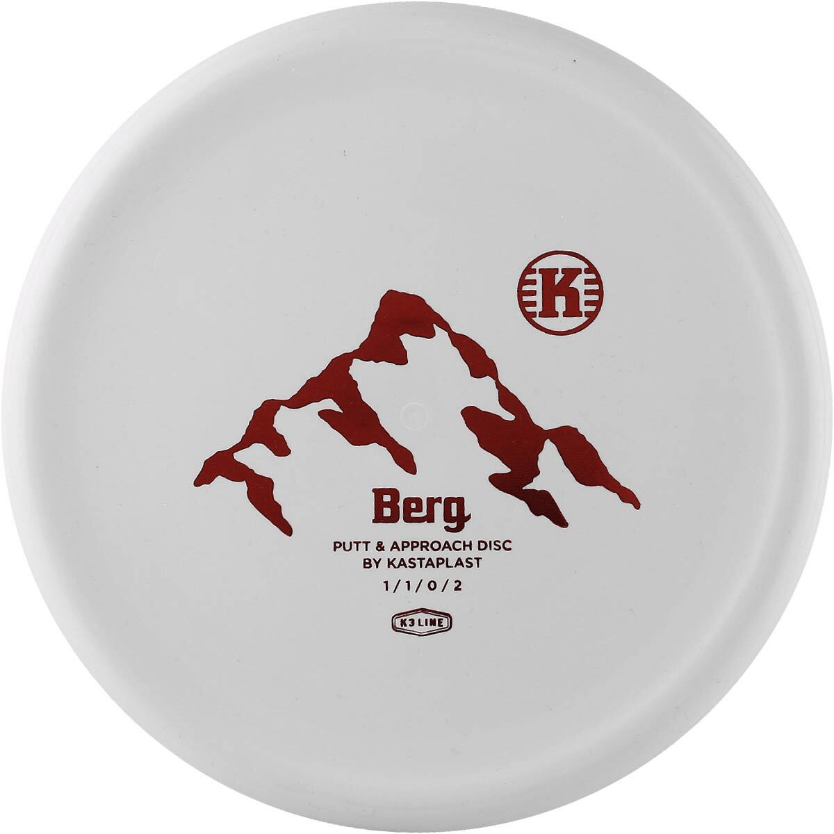 Kastaplast Berg K3 White disc golf putter